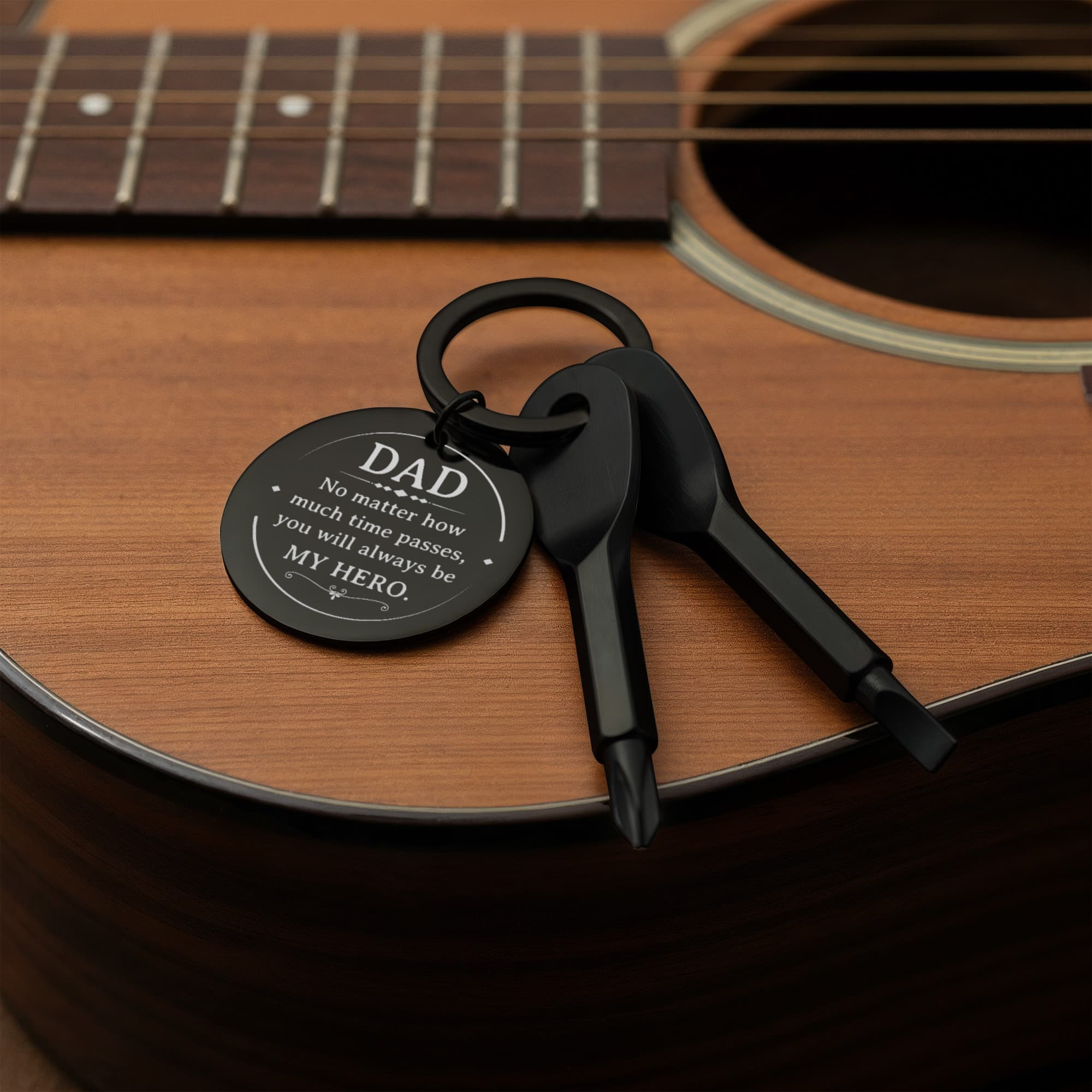 To My Dad Screwdriver Keychain – Personalized Gift For Dad | My Hero