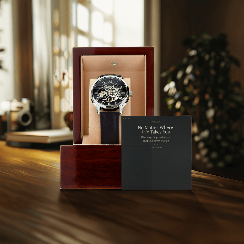 To My Son – Openwork Watch Graduation Gift From Mom