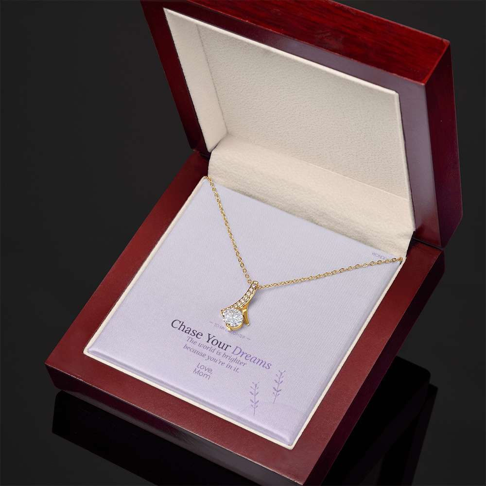 Gift for Daughter – Chase Your Dreams Necklace From Mom