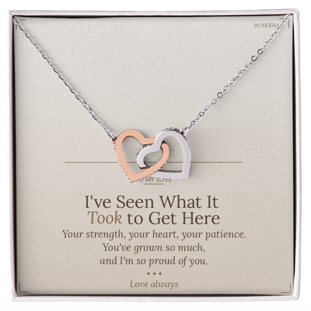 To My Partner – Graduation Gift Necklace | Personalized Message Card