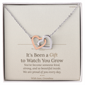 To My Granddaughter – Graduation Gift Necklace | Personalized Message Card