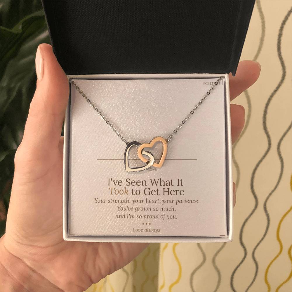 To My Partner – Graduation Gift Necklace | Personalized Message Card