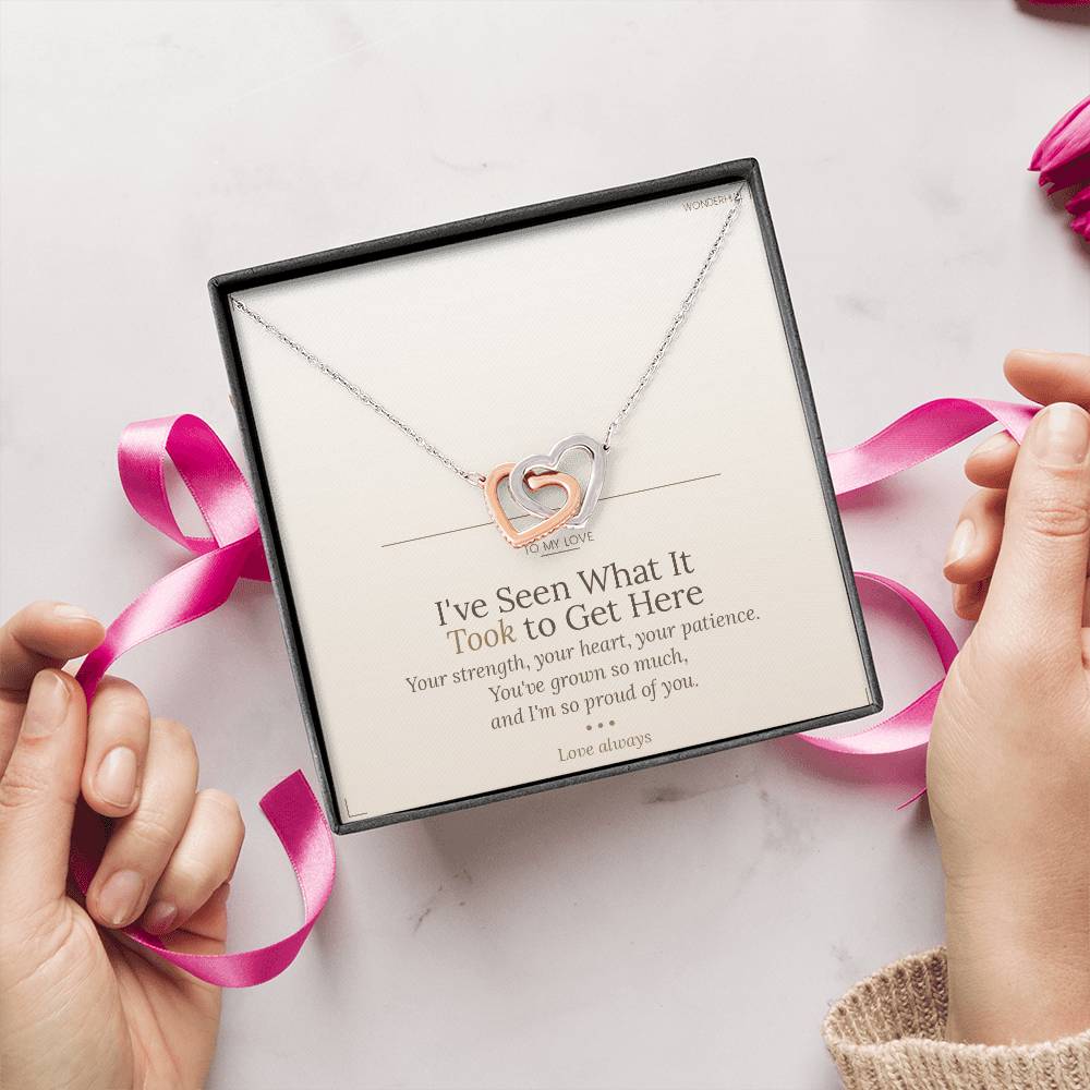 To My Partner – Graduation Gift Necklace | Personalized Message Card
