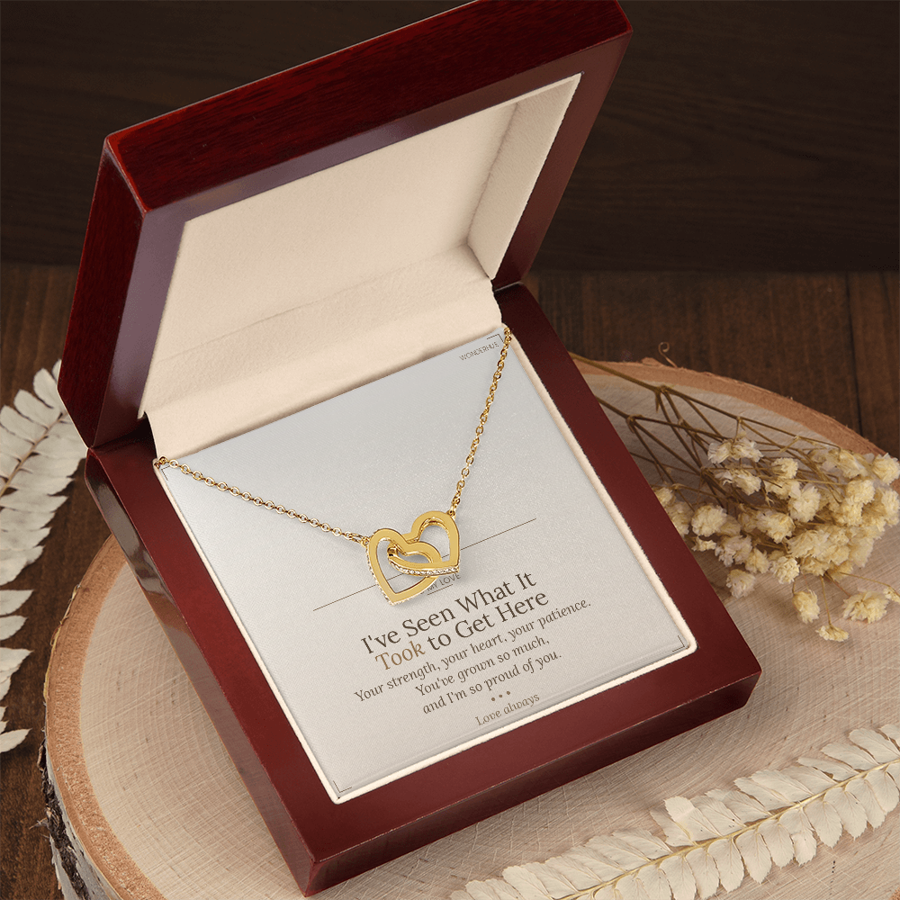 To My Partner – Graduation Gift Necklace | Personalized Message Card