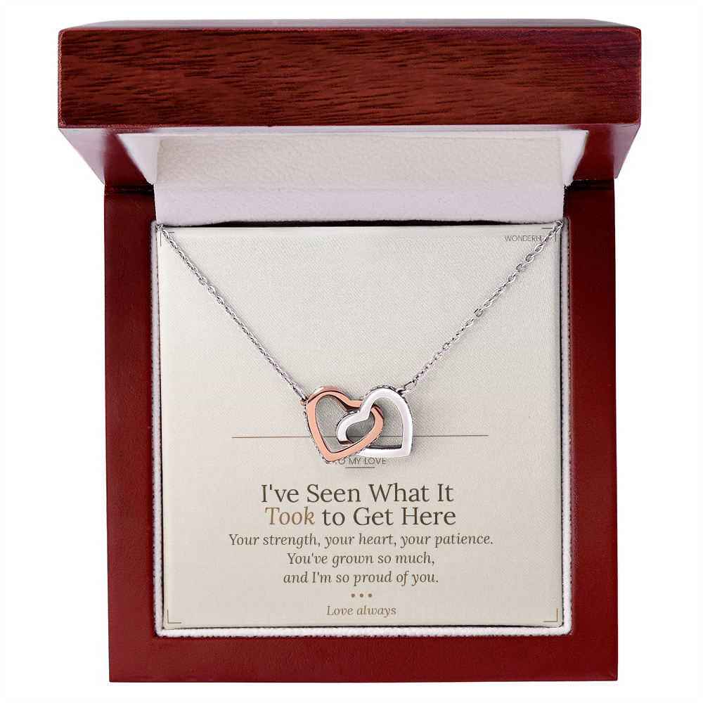To My Partner – Graduation Gift Necklace | Personalized Message Card